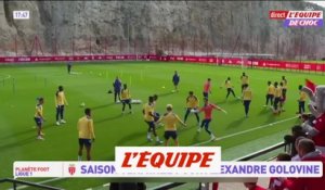 Fin de saison pour Golovine - Foot - L1 - Monaco