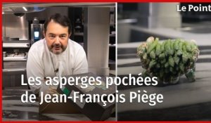 Les recettes de Jean-François Piège : les asperges vertes pochées