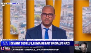 "Une réaction inacceptable": Emmanuelly Gougougnan-Zadigue, adjoint au Maire de Villeneuve-Saint-Georges réagit après le salut nazi de Philippe Gaudin