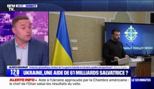 Ulrich Bounat (analyste géopolitique) sur l'aide américaine à l'Ukraine: "Ça ne devrait probablement pas leur permettre de reprendre l'initiative, mais au moins de tenir le front"
