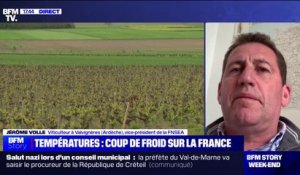 Jérôme Volle (viticulture en Ardèche et président de la FNSEA) sur la vague de froid: "Pratiquement la moitié des arboriculteurs n'ont pas les moyens financiers de se protéger"