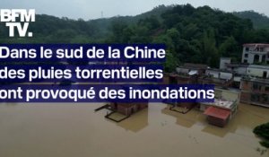 Chine: des pluies torrentielles ont provoqué d'impressionnantes inondations