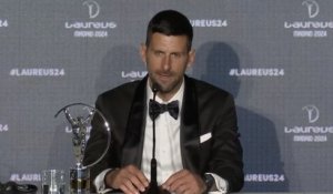 Tennis - Trophée Laureus 2024 - Novak Djokovic : "I've reached a stage in my career where I can afford to think that the absence of a coach is also an option"