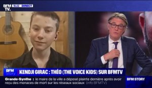 "Je lui souhaite tout mon courage": Théo, demi-finaliste de "The Voice Kids 9" dans l'équipe de Kendji Girac, réagit à la blessure du chanteur