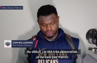 New Orleans - Zion Williamson : "Un retour dans la série est réaliste"