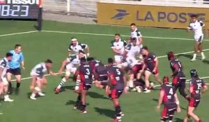 TOP 14 - Essai de Monty IOANE (LOU) - LOU Rugby - Section Paloise