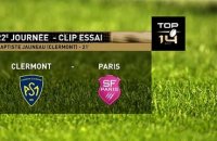 TOP 14 - Essai de Baptiste JAUNEAU (ASM) - ASM Clermont - Stade Français Paris
