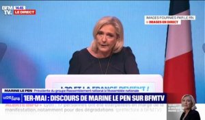 Marine Le Pen estime que "dans l'Union européenne de [ses] adversaires, il n'y a plus la France"