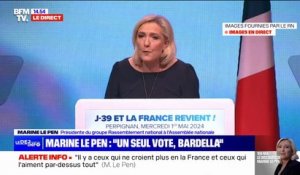 Marine Le Pen: "Nous voulons pouvoir dire non aux gouvernements technocratiques de Bruxelles ou d'ailleurs"