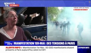 "Je suis totalement affligée": Nolween, créatrice et restauratrice de vitraux, a vu son véhicule être incendié lors de la manifestation du 1er-Mai à Paris