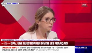 "Tout ne se règle pas par contrat": Aurore Bergé maintient qu'elle reste "farouchement opposée" à la GPA