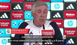 Ancelotti explique la récente méforme de Bellingham face au Bayern
