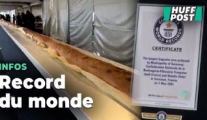 Le record de la plus longue baguette de pain du monde est désormais détenu par des Français