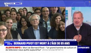 Mort de Bernard Pivot: "C'est une page de l'histoire de la télévision française et de la culture qui se tourne" réagit Périco Légasse, chroniqueur gastronomie
