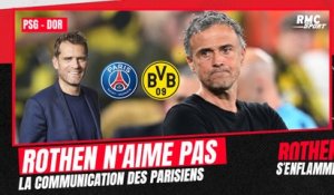 PSG-Dortmund : Rothen n'aime pas la communication des Parisiens avant la demie retour