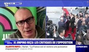 Visite de Xi Jipping en France: "Je suis dubitatif sur cette mise en scène du président Macron" explique David Cormand, député européen "Les Écologistes"