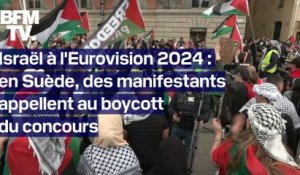 Israël à l'Eurovision 2024: en Suède, des milliers de manifestants propalestiniens appellent au boycott du concours