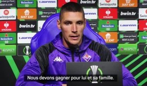 Fiorentina - Milenković : "Nous devons gagner pour Joe Barone et sa famille"