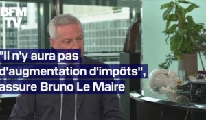 Note de la France dégradée, impôts, élections européennes... l'interview en intégralité de Bruno Le Maire