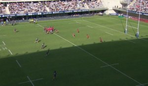 TOP 14 - Essai de Baptiste COUILLOUD (LOU) - Montpellier Hérault Rugby - LOU Rugby