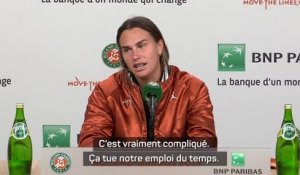 Roland-Garros - Sabalenka : "Je préfère un match qui ne se termine pas dans nuit"