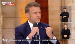Emmanuel Macron annonce la "cession de Mirage 2000-5" à l'Ukraine qui lui permettront "de protéger son sol et son espace aérien"