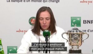 Roland-Garros - Swiatek : ''Très fière de moi''