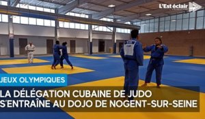 La délégation cubaine de judo s’entraîne au dojo de Nogent-sur-Seine en vue des Jeux olympiques