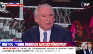 François Bayrou (Modem): "La situation imposera une pratique de gouvernement différente"