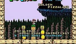 Mario is looking for the Golden Pizzaland online multiplayer - snes