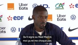 Bleus - Dembélé : “Ça ne m’a pas choqué que Mbappé signe au Real Madrid”