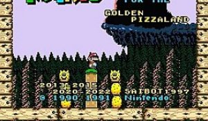 Mario is looking for the Golden Pizzaland online multiplayer - snes