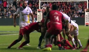 TOP 14 - Essai de Oscar Jegou (SR) - RC Toulon - Stade Rochelais