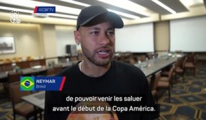 Brésil - Neymar rend visite à la Seleção : “Je leur souhaite toute la réussite du monde”