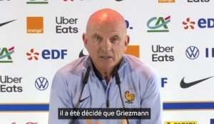 Bleus - Stéphan : "On ne va pas remettre en question Griezmann aujourd'hui"