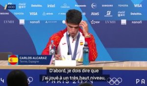 Paris 2024 - Alcaraz : "Je peux être fier de moi"