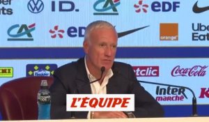 Deschamps : « Est-ce qu'on était capables de faire plus ? Je ne pense pas » - Foot - L. nations