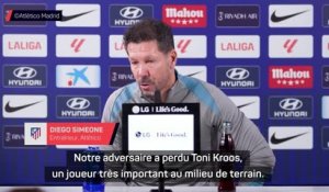 Atlético - Simeone voit que le Real cherche comment remplacer Kroos