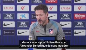 Atlético - Simeone pas inquiet concernant Alvarez et Sørloth