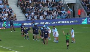 TOP 14 - Essai de Wilfrid HOUNKPATIN (MHR) - Aviron Bayonnais - Montpellier Hérault Rugby