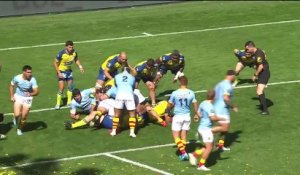 TOP 14 - Essai de Apisai NAQALEVU (USAP) - USA Perpignan - ASM Clermont