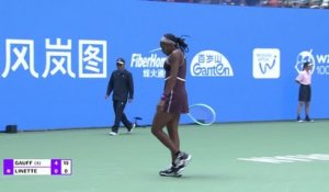 Wuhan - Gauff bien trop forte pour Linette