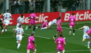 TOP 14 - Essai de Nathanael HULLEU (CO) - RC Vannes - Castres Olympique