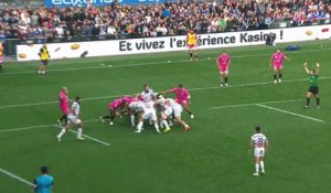 TOP 14 - Essai de Pierre COLONNA (CO) - RC Vannes - Castres Olympique