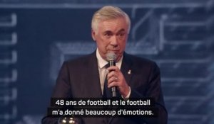 FIFA The Best - Après son prix, Ancelotti raconte que ce sont les émotions qui le font vivre