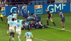 TOP 14 - Essai de Giovanni HABEL KUFFNER (AB) - Aviron Bayonnais - Castres Olympique