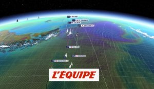 La cartographie du mercredi 8 janvier - Voile - Vendée Globe