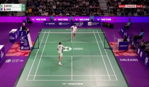 Le replay de Lanier-Nguyen - Badminton - Masters d'Orléans