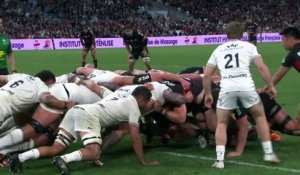 TOP 14 - Essai de Pierre-Louis BARASSI (ST) - RC Toulon - Stade Toulousain