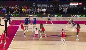 Le replay de France - Grèce (set 3) - Volley - Ch. monde (F)